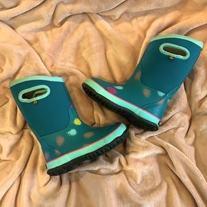 BOGS Kid's Classic Waterproof Insulated Rubber Neoprene Winter Boot Size 12